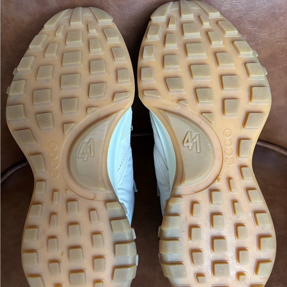 ECCO Retro 70s Comfort Sneaker Limestone Cream Beige Size 41 - Picture 8 of 11